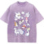 White Ice Ghost Fairy Type Squad Cartoon Tee | Pokemon Anime
