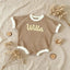 Baby Tshirt Romper, Embroidered Name Shirt and Shorts