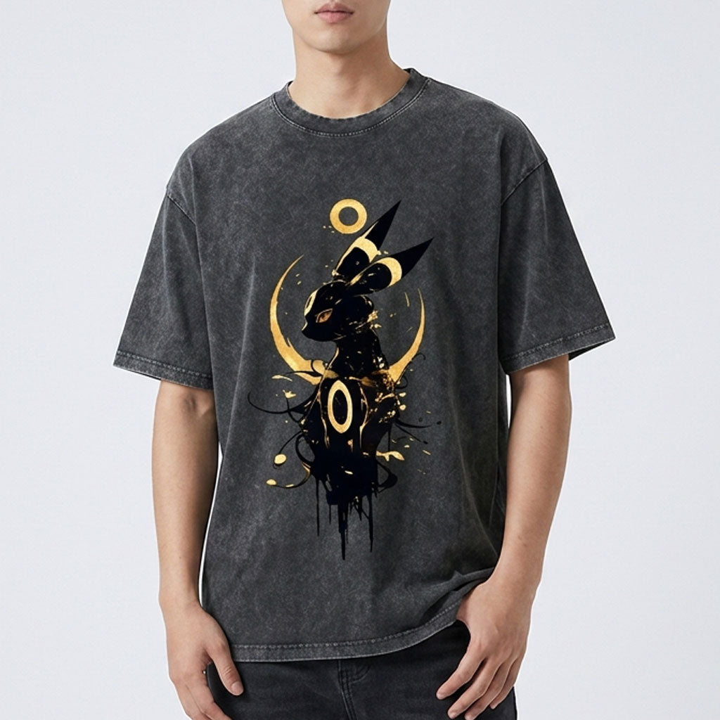 Umbreon Unisex Vintage Washed Tee