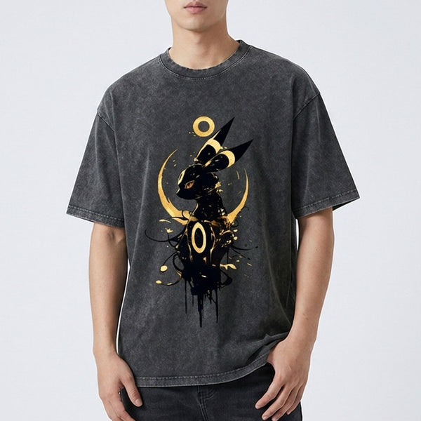 Umbreon Unisex Vintage Washed Tee
