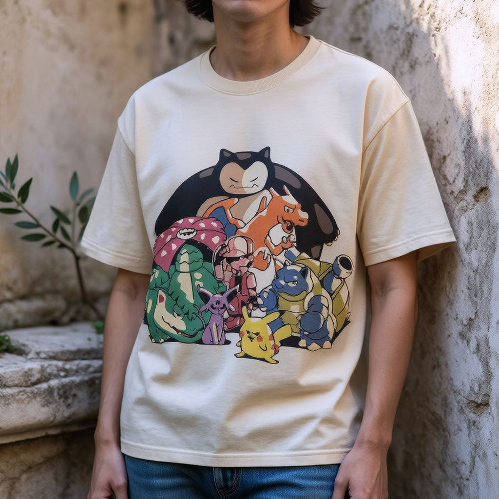 The Original Pokémon Unisex Vintage Washed Tee