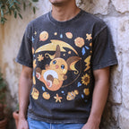 Pok¡§|mon Raichu Unisex Vintage Washed Tee