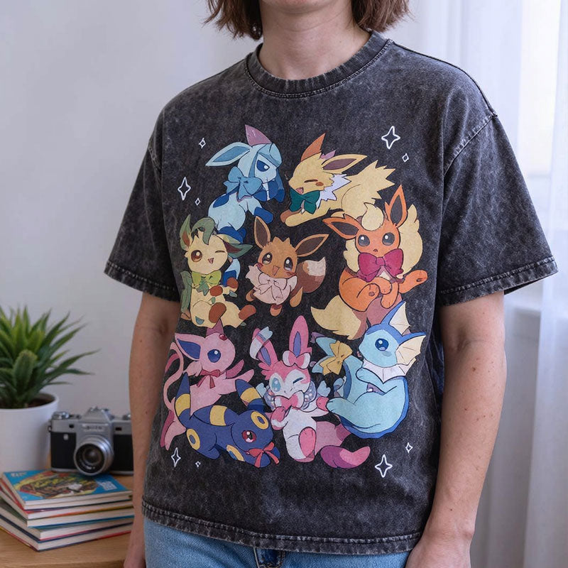 Eevee Unisex Vintage Washed Tee