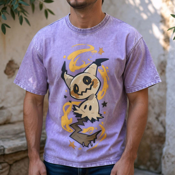 Mimikyu Unisex Vintage Washed Tee