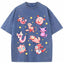Pink Star Fairy Pokemon Group Cartoon Tee | Pokemon Anime