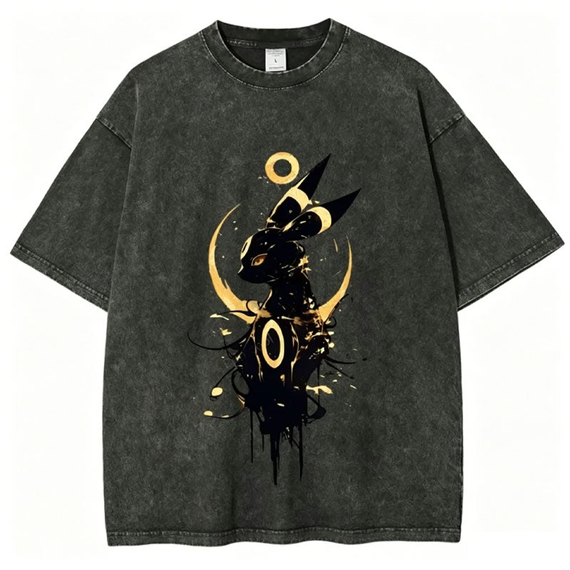 Umbreon Unisex Vintage Washed Tee