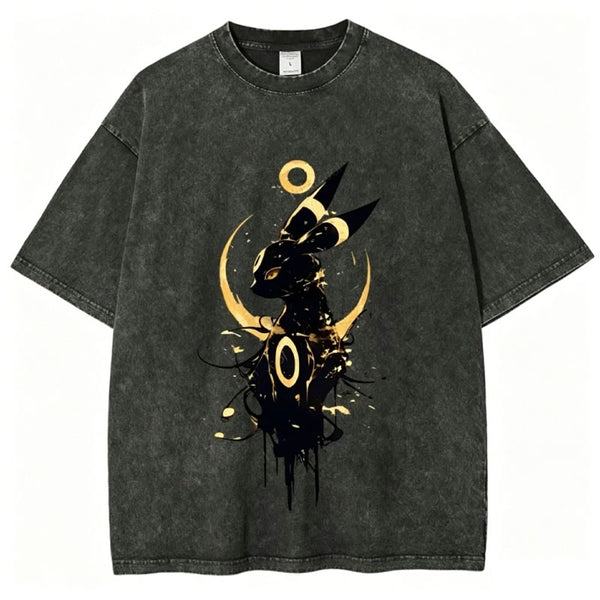 Umbreon Unisex Vintage Washed Tee
