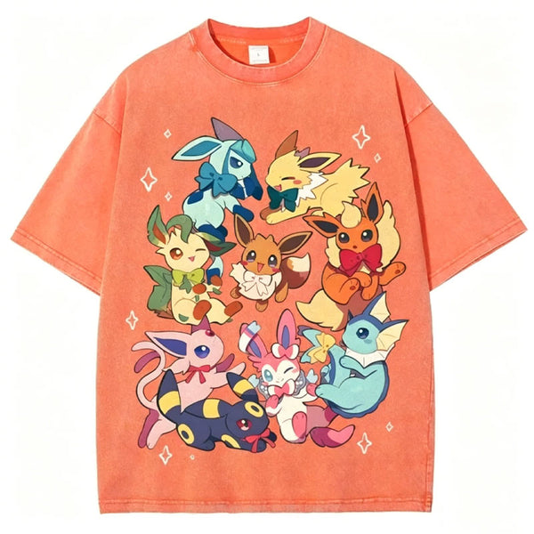 Eevee Unisex Vintage Washed Tee