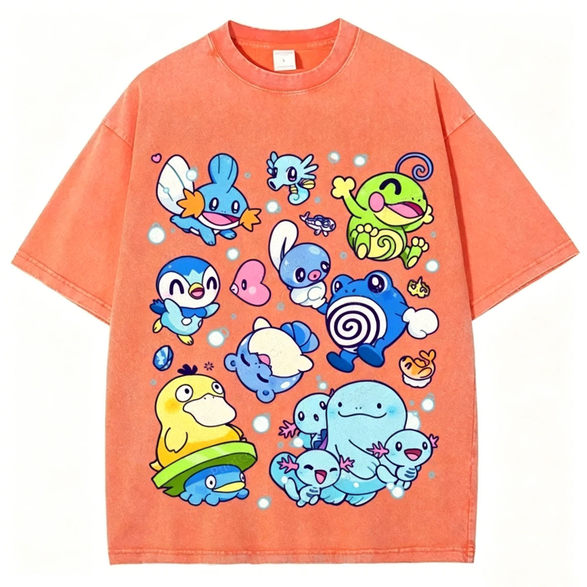 Pokémon Weaving Unisex Vintage Washed Tee Main image