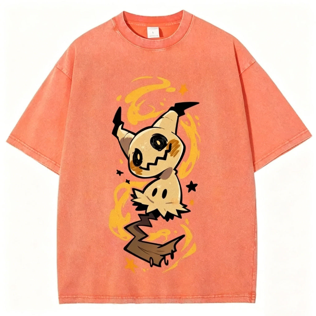 Mimikyu Unisex Vintage Washed Tee