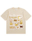 Tis The Season Halloween Doodle Graphic Cotton T Shirt