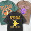 Custom Pokemon Dad Print Tee with Kids Names