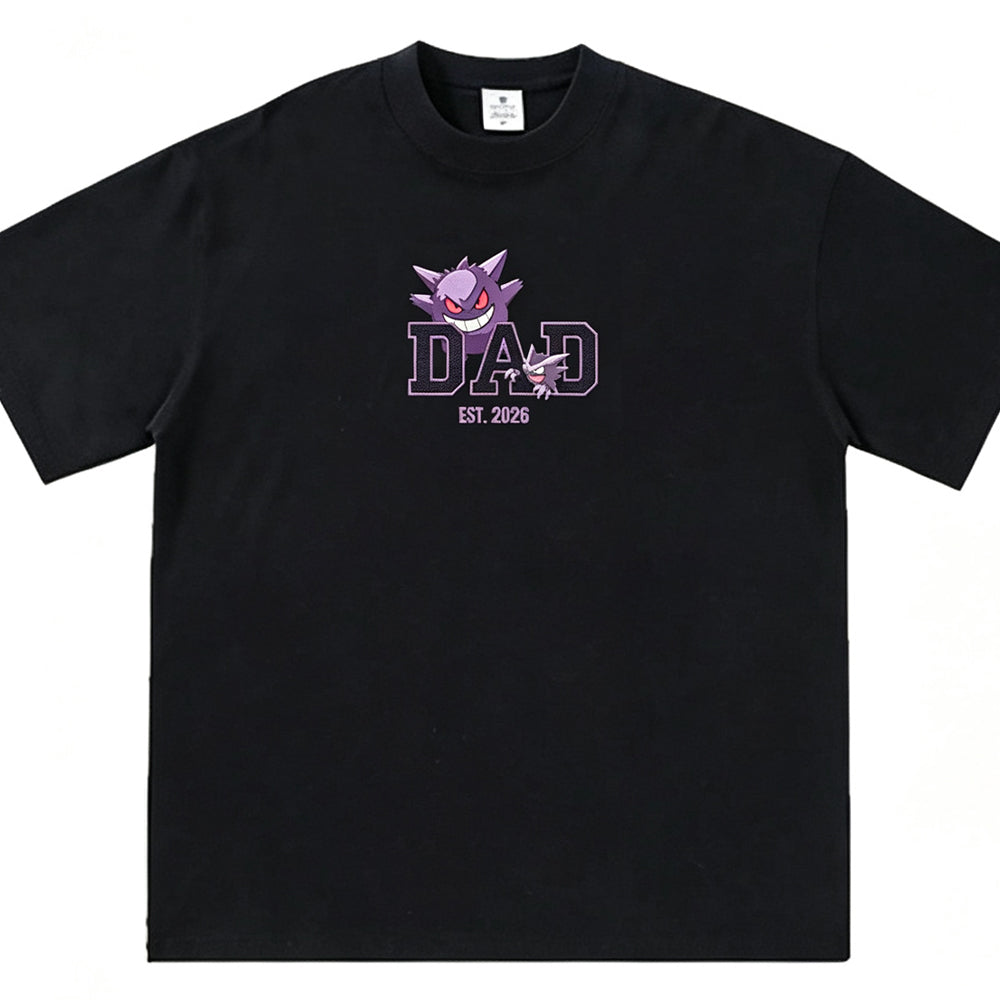 Custom Embroidered Anime Sweatshirt, Personalized PokaDad Character Hoodie