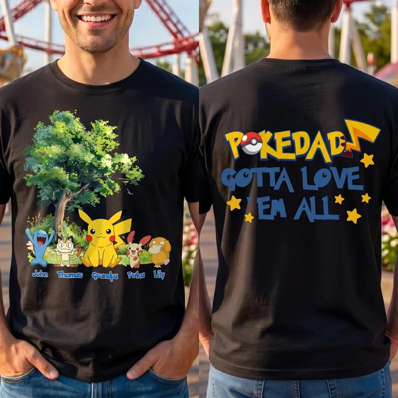 Custom Poké Dad Shirt Main image