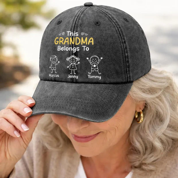 Grandma Belong To Custom Cap Main image