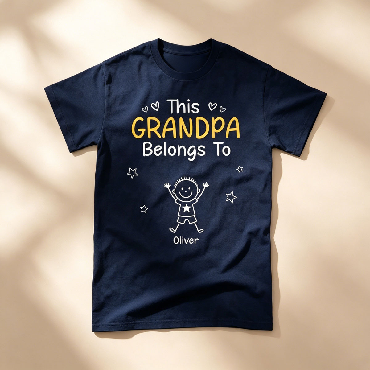 Birthday Gifts for Dad, Grandpa - Grandpa Belongs to T-shirt Main image
