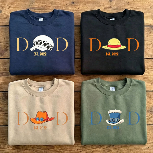 Personalized Custom Anime Dad Print Tee