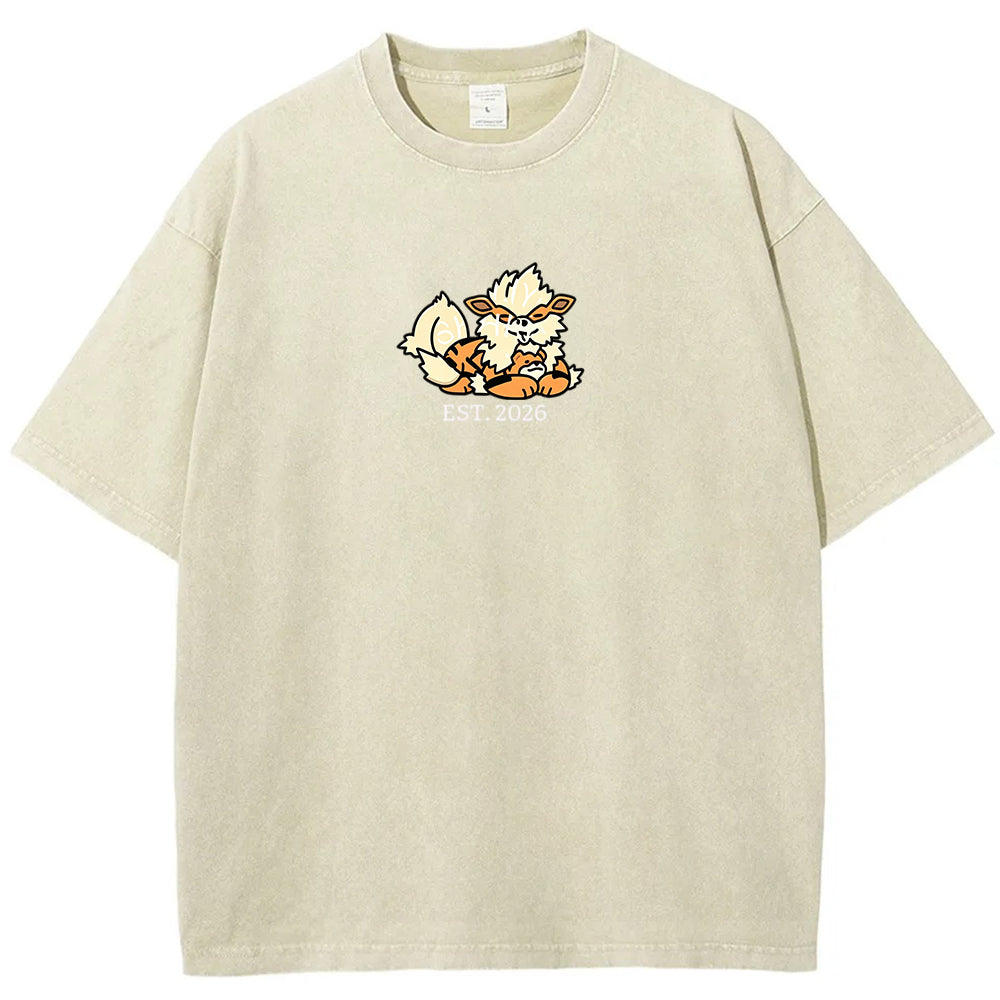 Cute Parent & Kid Rapidash Vintage Washed T-Shirt