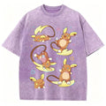 Raichu Possesses Electricity And Superpowers Unisex Vintage Washed Tee