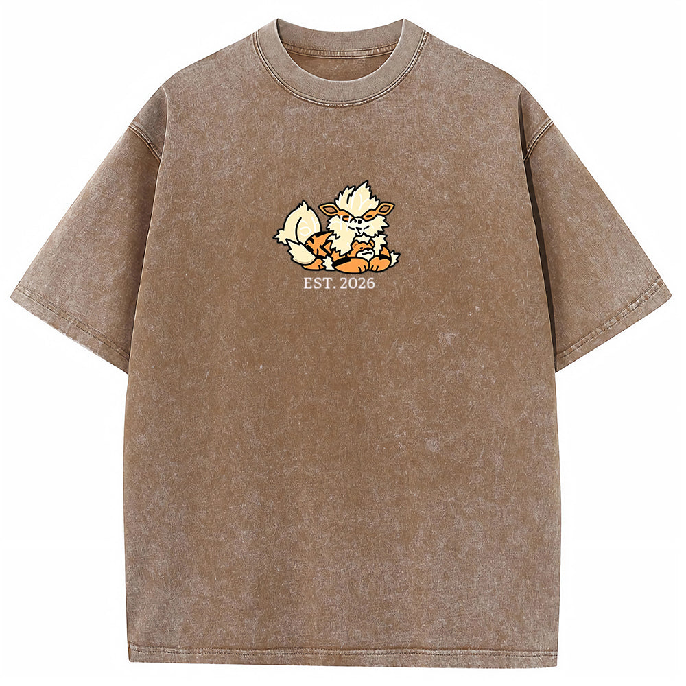 Cute Parent & Kid Rapidash Vintage Washed T-Shirt