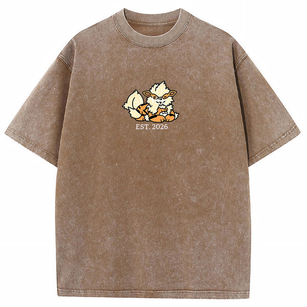 Cute Parent & Kid Rapidash Vintage Washed T-Shirt