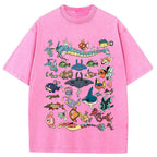 Fish Water Pokemon Retro Collage Vintage T-Shirt | Pokemon Anime