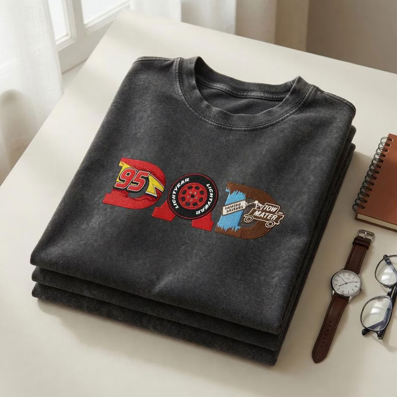 Embroidered DAD Lightning McQueen Shirt Main image