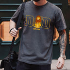 Custom Cartoon Dad Est Year Tee