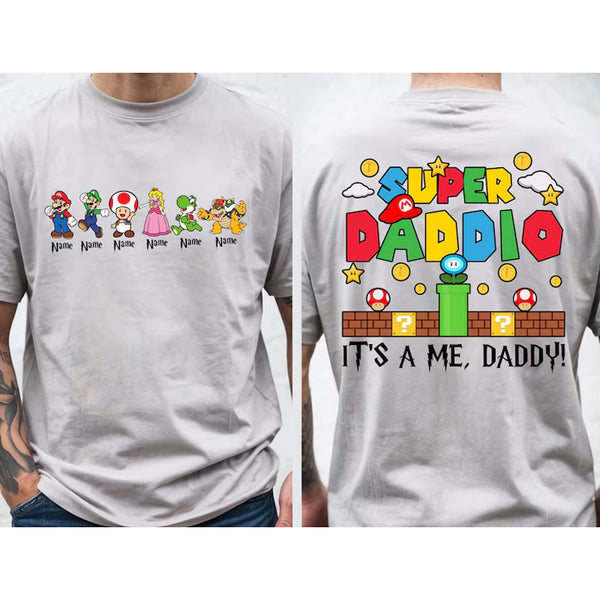 Personalized Super Daddio Shirt