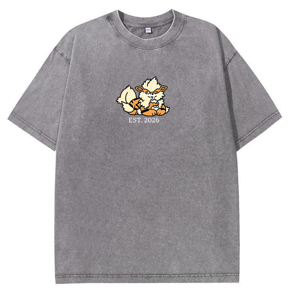 Cute Parent & Kid Rapidash Vintage Washed T-Shirt