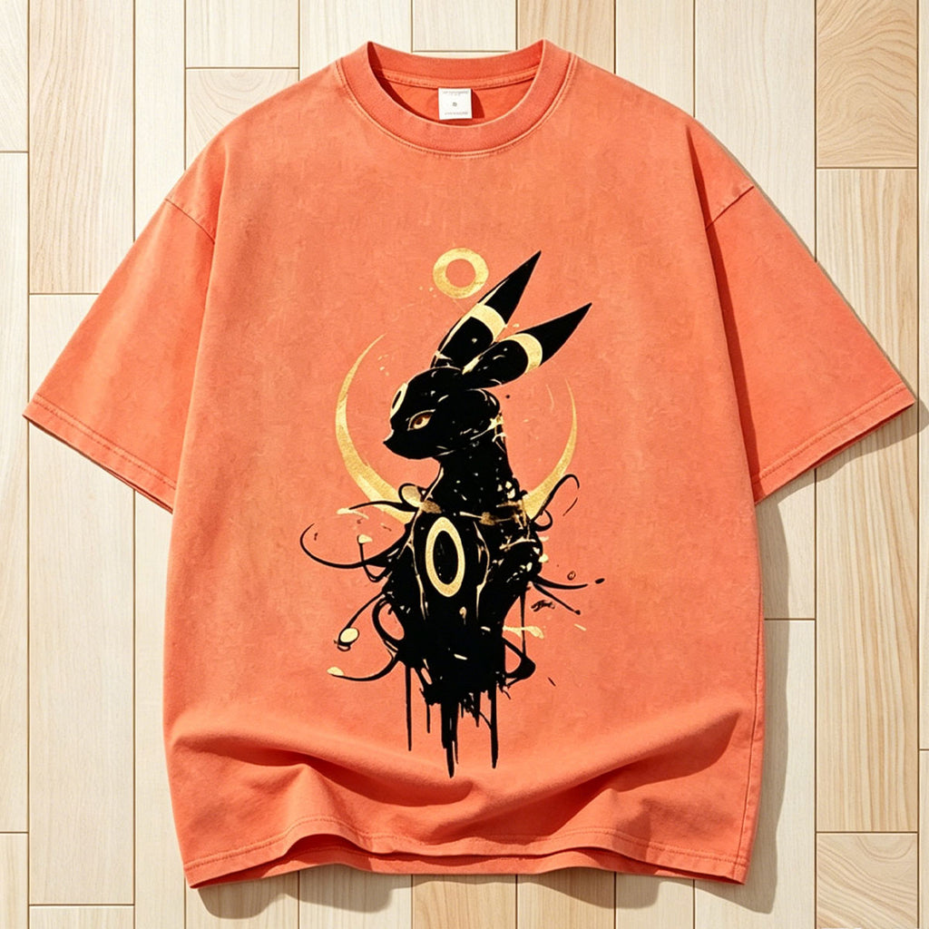 Umbreon Unisex Vintage Washed Tee