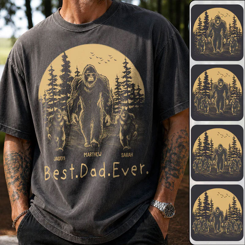 Custom Dadsquatch, Like A Dad, Just Way More Squatchy Shirt, Gift For Dad Secondary image