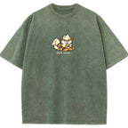 Cute Parent & Kid Rapidash Vintage Washed T-Shirt