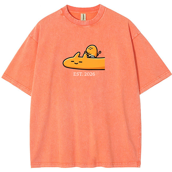 Cute Parent & Kid Charmander Vintage Washed T-Shirt