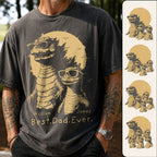 Personalized Best Dad Ever Dadzilla T-Shirt Father Day Gifts for Dad Funny Papa Tshirt