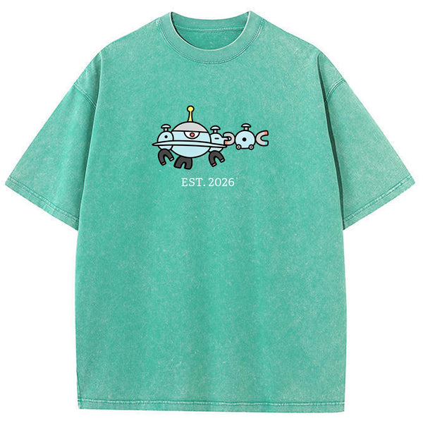 Cute Parent & Kid Magnemite Vintage Washed T-Shirt