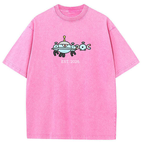 Cute Parent & Kid Magnemite Vintage Washed T-Shirt