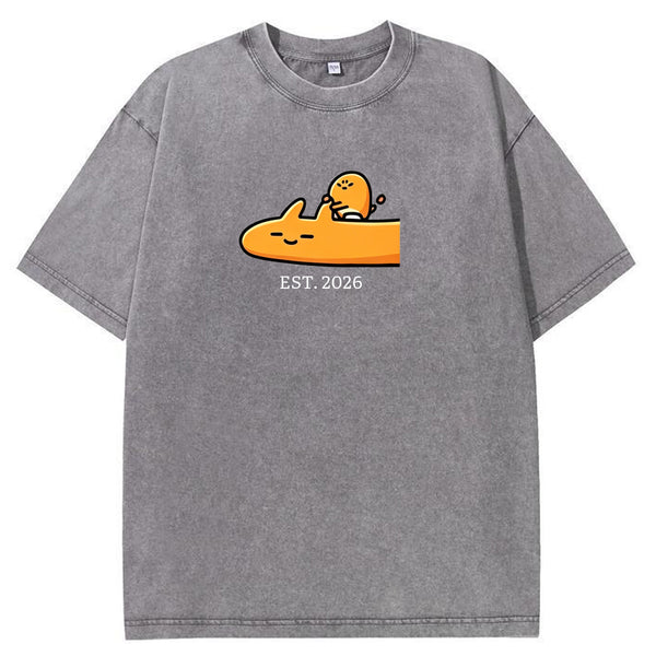 Cute Parent & Kid Charmander Vintage Washed T-Shirt