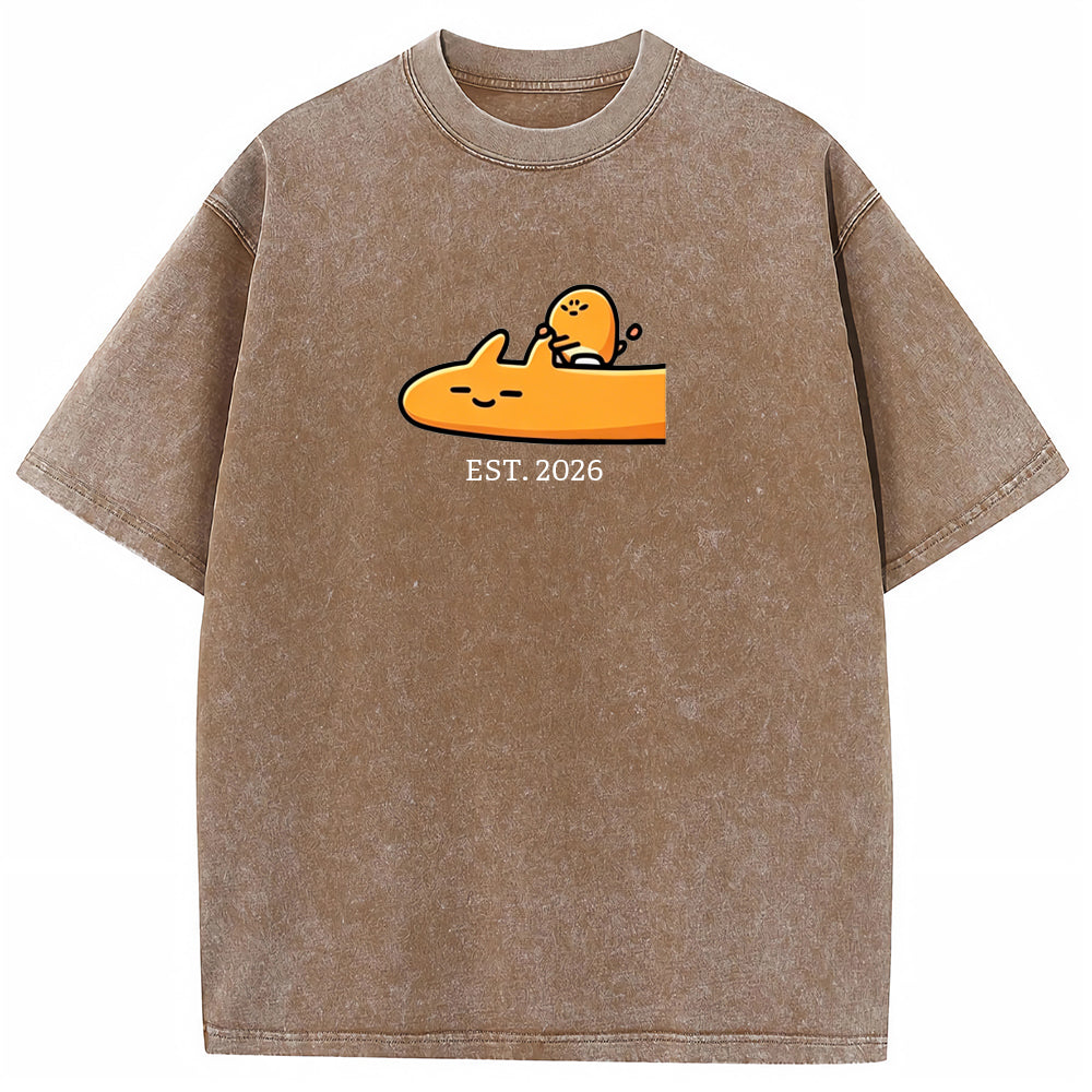 Cute Parent & Kid Charmander Vintage Washed T-Shirt