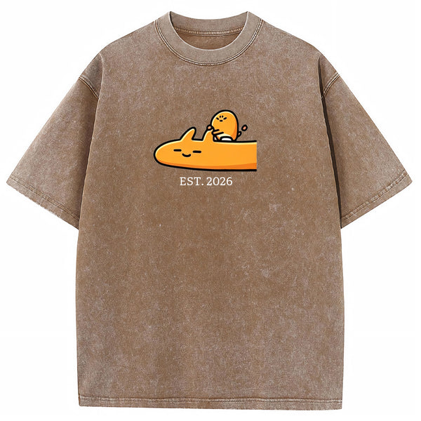 Cute Parent & Kid Charmander Vintage Washed T-Shirt