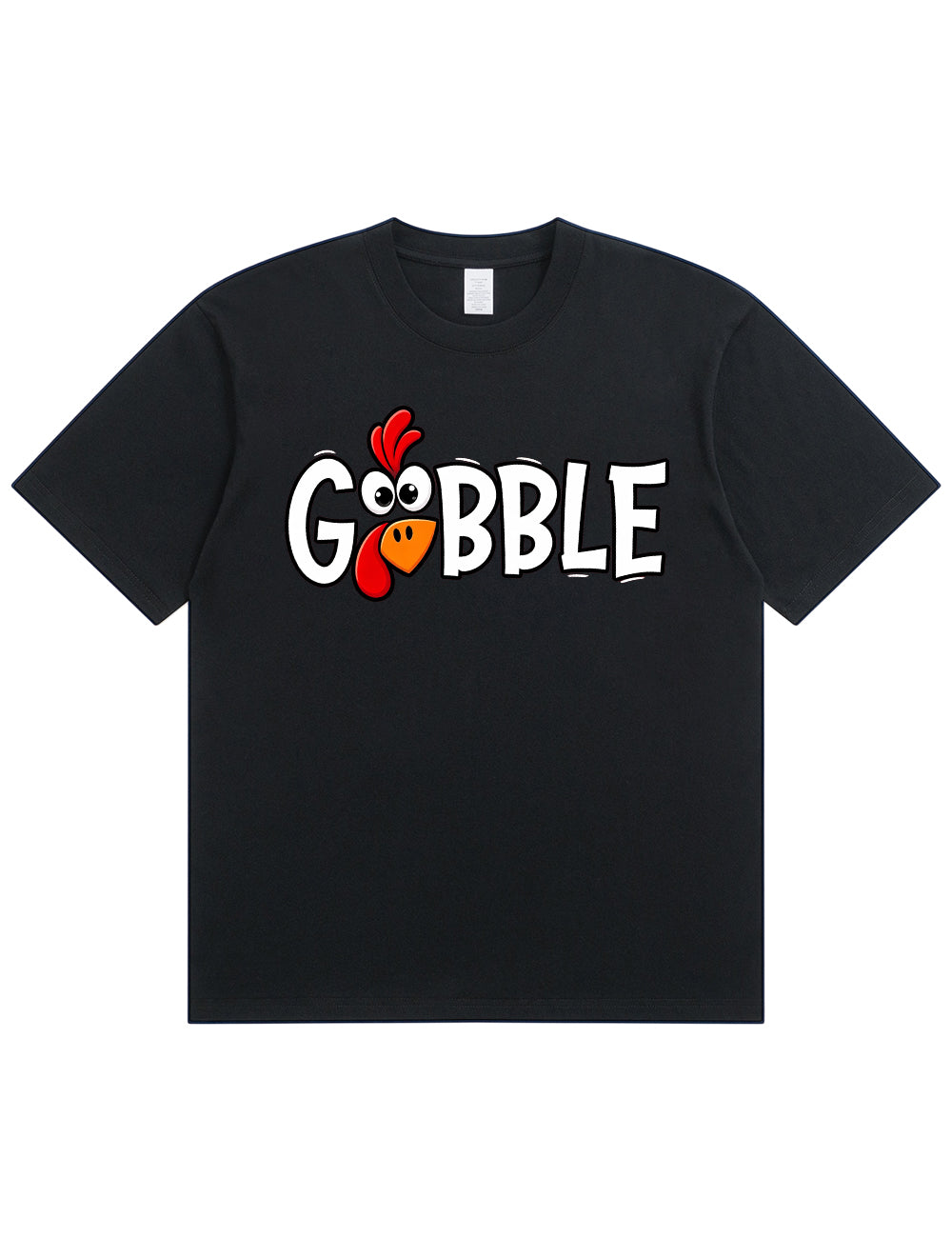 Funny Gobble Turkey Face T‑Shirt | Thanksgiving Fall Graphic Tee