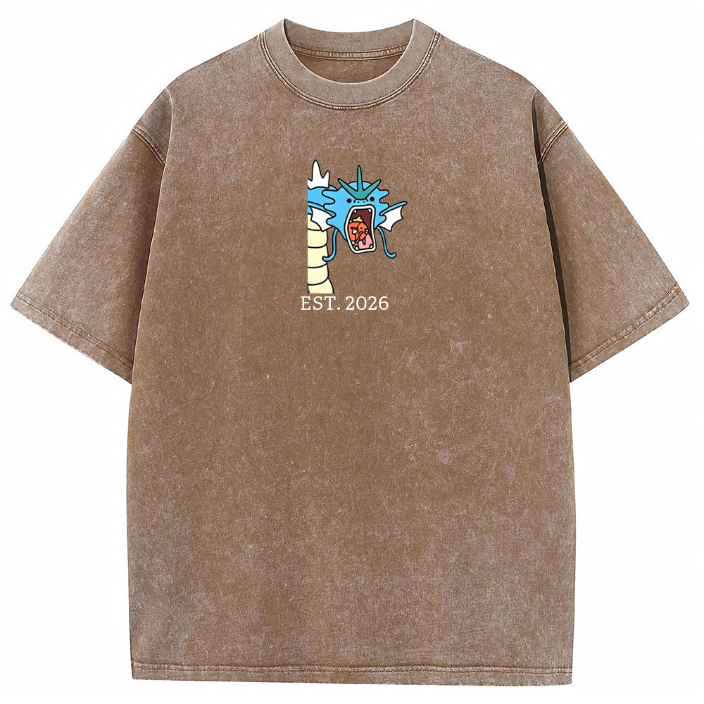 Cute Parent & Kid Dragonair Vintage Washed T-Shirt