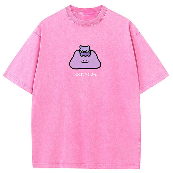 Cute Parent & Kid Ditto Vintage Washed T-Shirt