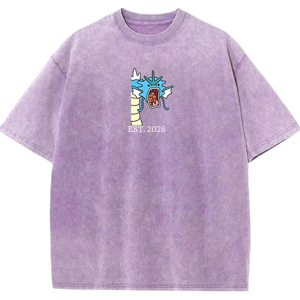 Cute Parent & Kid Dragonair Vintage Washed T-Shirt