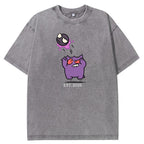 Cute Parent & Kid Gastly Gengar Basketball Vintage T-Shirt