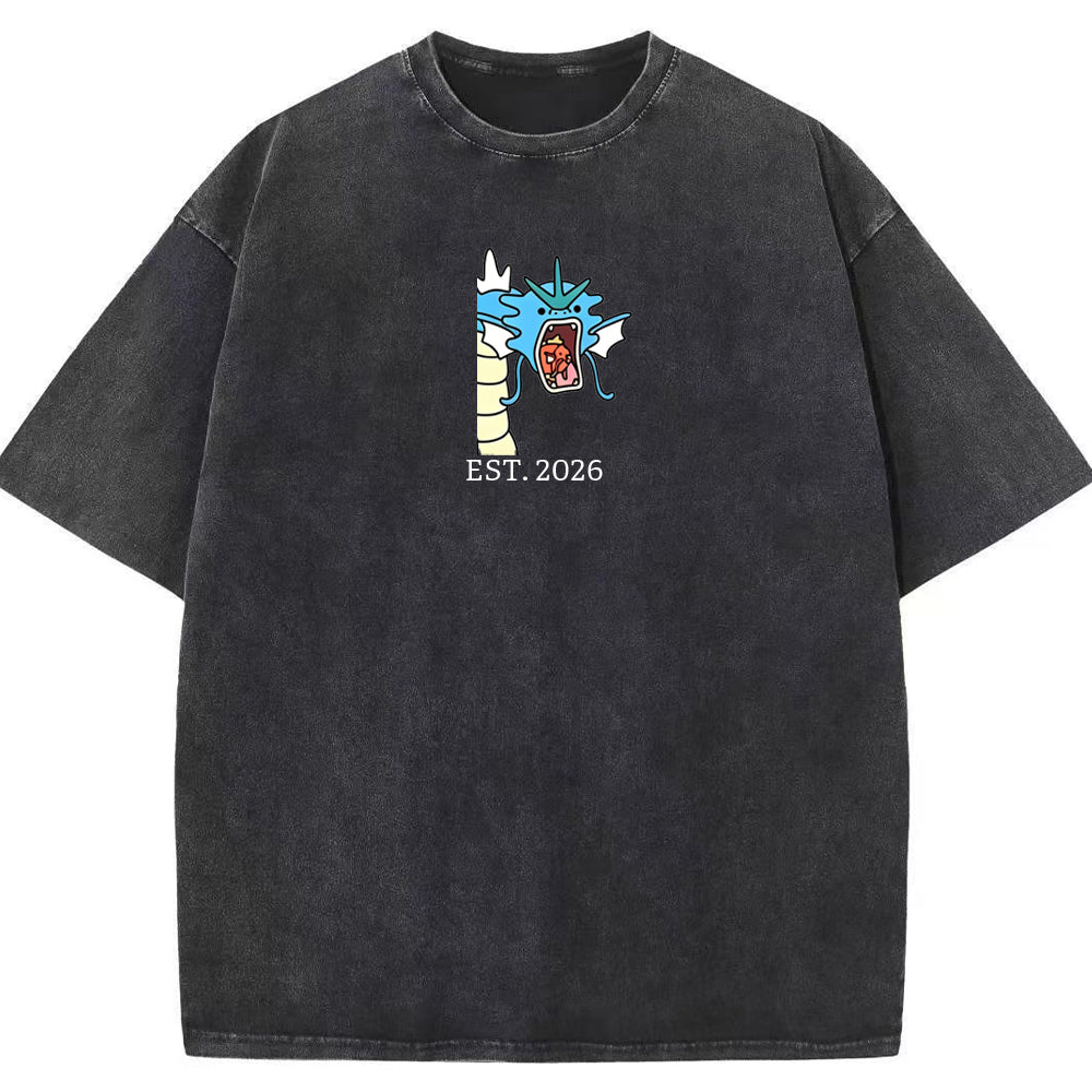 Cute Parent & Kid Dragonair Vintage Washed T-Shirt