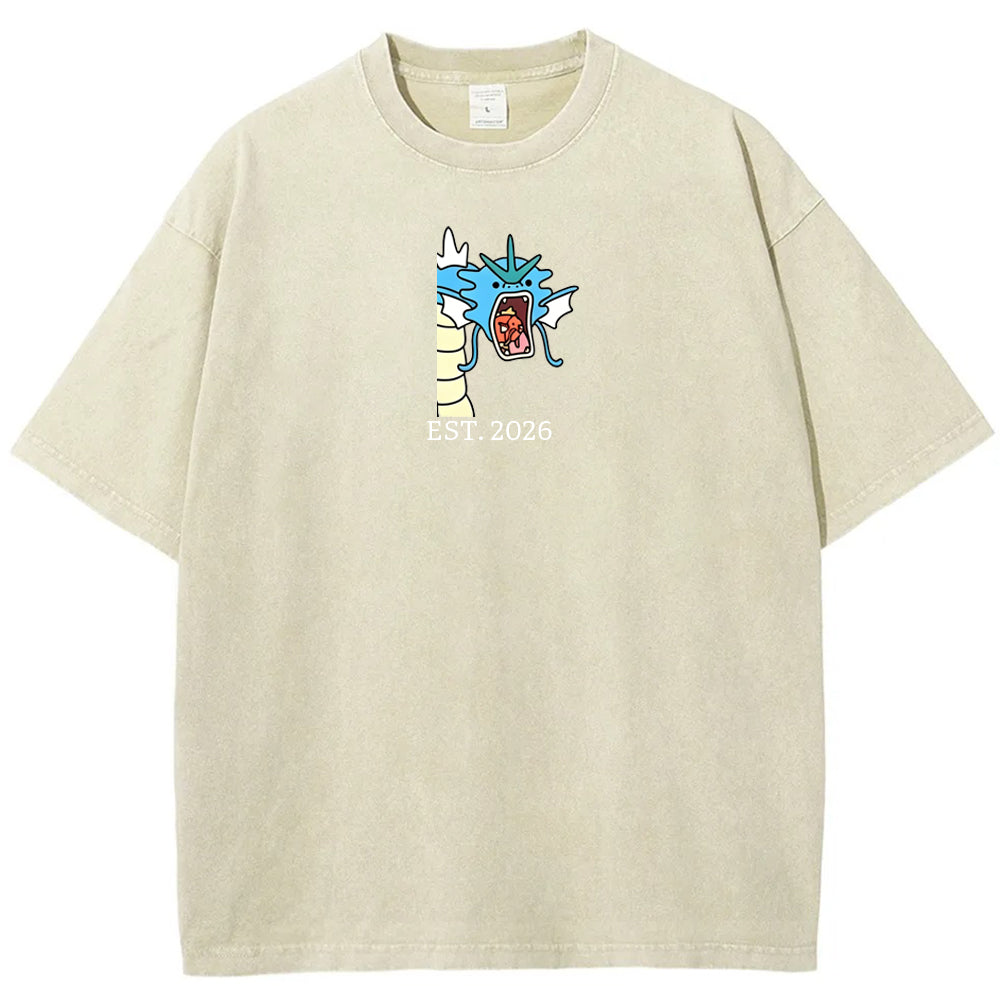 Cute Parent & Kid Dragonair Vintage Washed T-Shirt