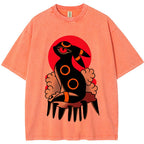 Traditional Bold Umbreon Wash Vintage Tee | Pokemon Anime