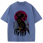 Traditional Bold Umbreon Wash Vintage Tee | Pokemon Anime