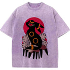 Traditional Bold Umbreon Wash Vintage Tee | Pokemon Anime